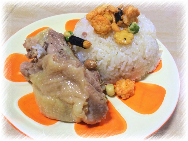 盐焗鸡腿饭