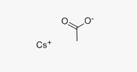 乙酸铯,也称醋酸铯,是化学物质,白色晶体,分子式是c2h3cso2.