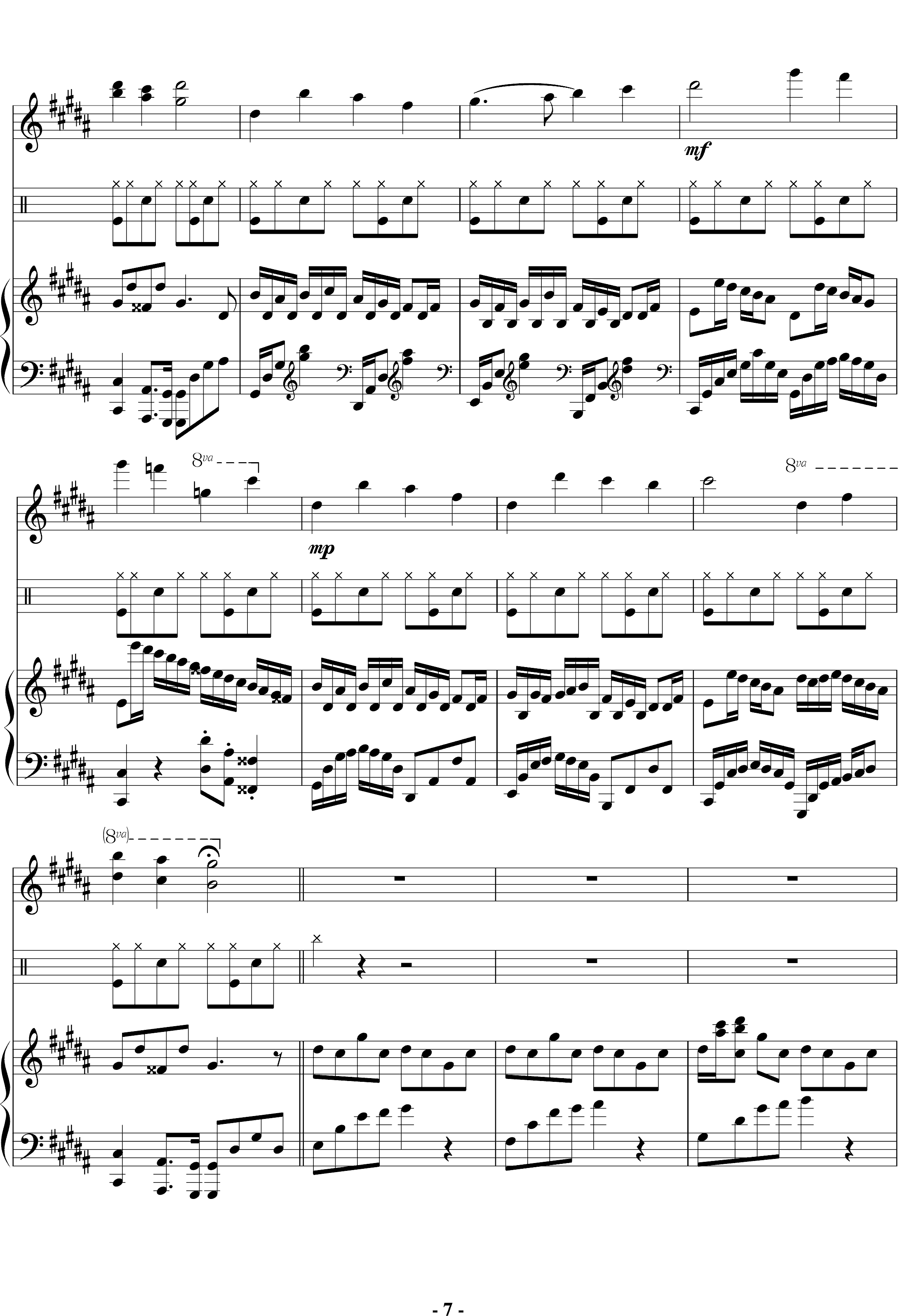 fallin flower五线谱,fallinflower五线谱 求flower dance 钢琴谱