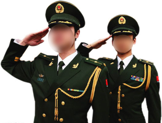 这是武警的服装还是解放军的服装