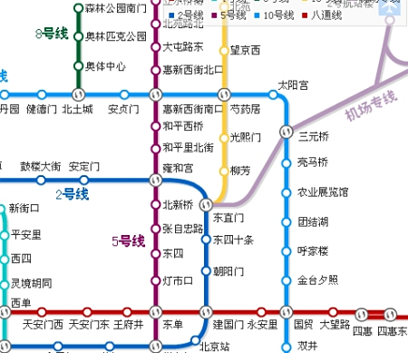 八通线地铁怎么去鸟巢