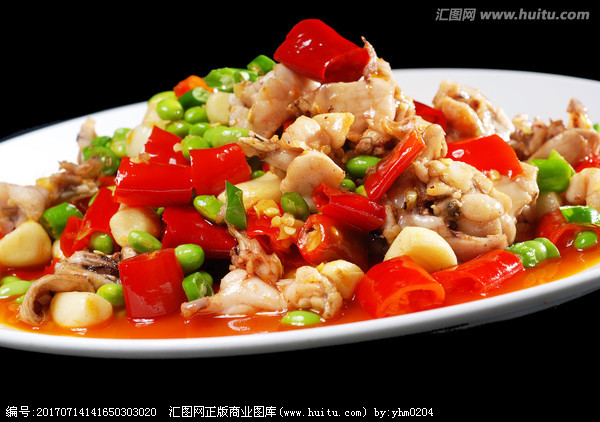 豆鼓烧牛蛙