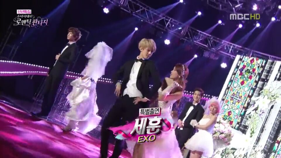 少女时代林允儿和exo-m鹿晗热舞 marry you是什么节目