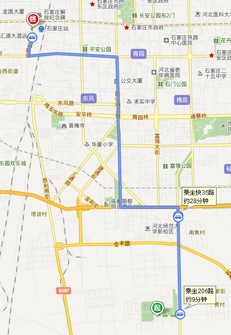 河北科技大学新校区到石家庄新火车站怎么走哈