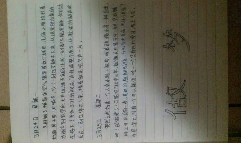 六片简单的日记