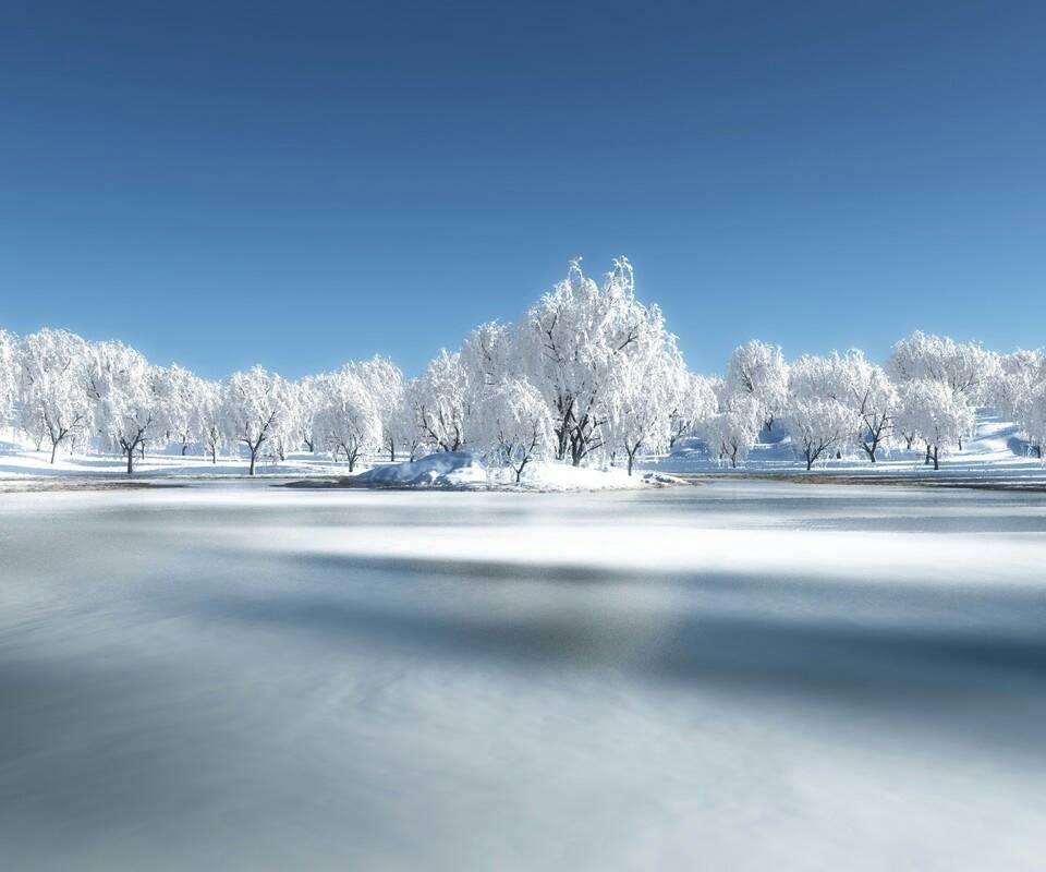 下雪天的高清壁纸