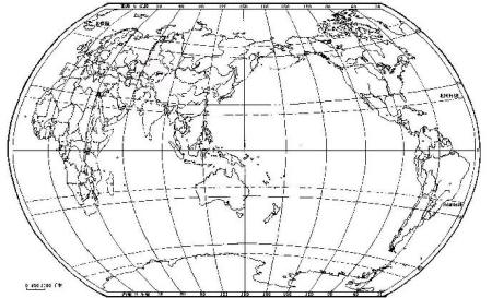 急求一张空白世界地图!
