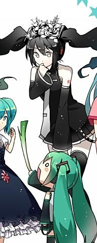 图上黑色的初音是哪首歌里的